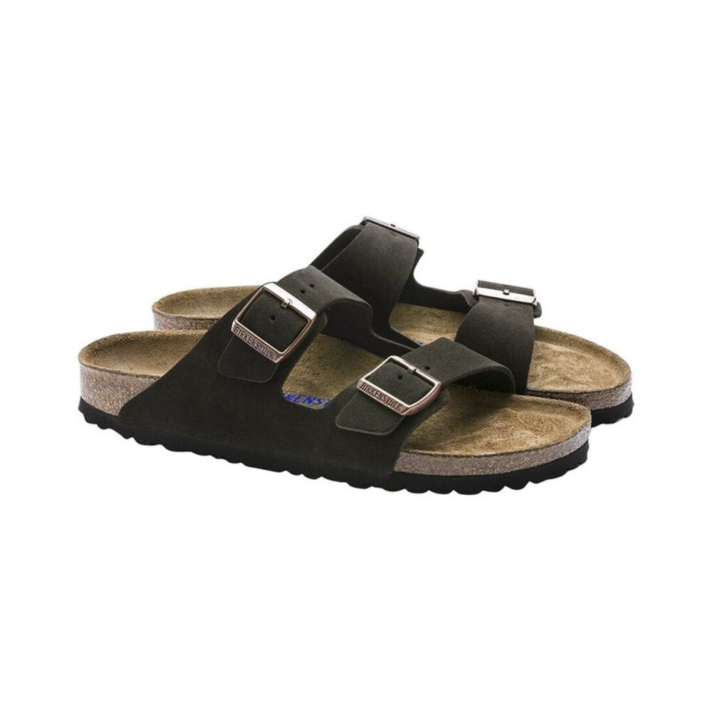 Birkenstock Arizona Soft Footbed Narrow Width Suede Sandal